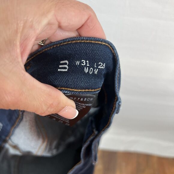 Mott & Bow Womens Mom Oliver Denim Jeans Ultra Soft Comfort Stretch Size 31 x 28 - Picture 6 of 6